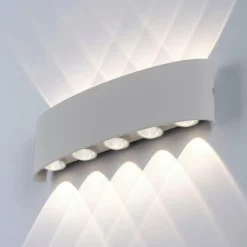 Applique murale Paul Neuhaus CARLO LED Argenté, 10 lumières
