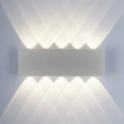 Applique murale Paul Neuhaus CARLO LED Argenté, 10 lumières