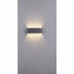 Applique murale Paul Neuhaus CARLO LED Argenté, 10 lumières