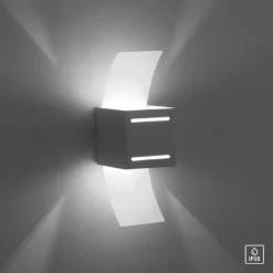 Applique murale Paul Neuhaus ORMA Aluminium, 1 lumière