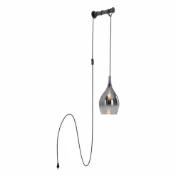 Applique murale Paul Neuhaus PILUA Noir, 1 lumière