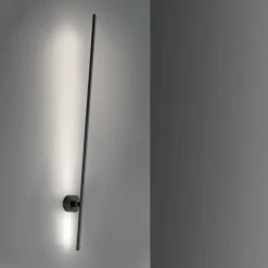 Applique murale Paul Neuhaus PURE-GRAFO LED Noir, 1 lumière