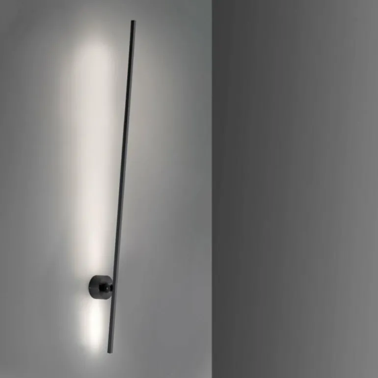 Applique murale Paul Neuhaus PURE-GRAFO LED Noir, 1 lumière