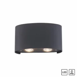 Applique murale Paul Neuhaus CARLO LED Anthracite, 4 lumières