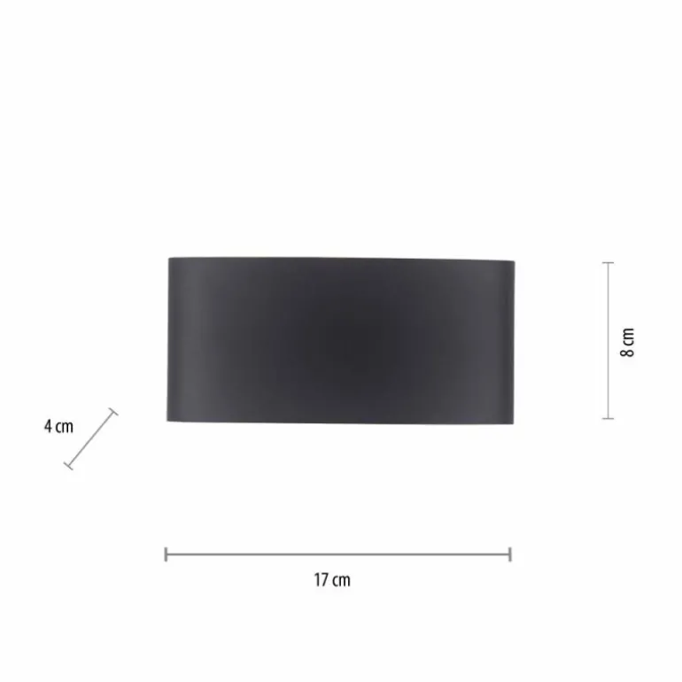 Applique murale Paul Neuhaus CARLO LED Anthracite, 6 lumières