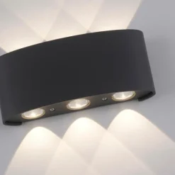 Applique murale Paul Neuhaus CARLO LED Anthracite, 6 lumières