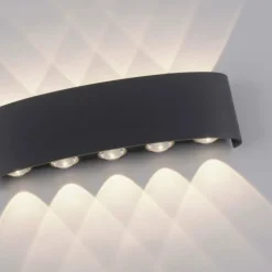 Applique murale Paul Neuhaus CARLO LED Anthracite, 10 lumières