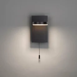 Applique murale Paul Neuhaus SILEDA Anthracite, 1 lumière