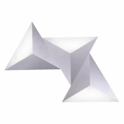 Applique murale Paul Neuhaus Q-TETRA LED Aluminium, 3 lumières, Télécommandes, Changeur de couleurs