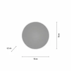 Applique murale Paul Neuhaus AKKU PUNTUA LED Blanc, 1 lumière, Télécommandes