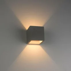 Applique murale Paul-Neuhaus ETON Gris, Noir, 1 lumière