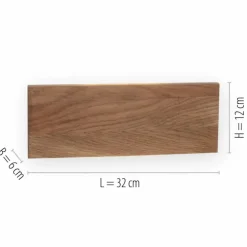 Applique murale Paul-Neuhaus PALMA Gris, Bois clair, 1 lumière