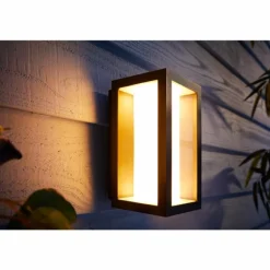 Applique murale Philips Hue Ambiance White & Color Impress LED Noir, 1 lumière, Changeur de couleurs