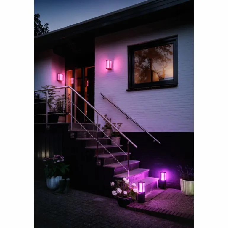 Applique murale Philips Hue Ambiance White & Color Impress LED Noir, 1 lumière, Changeur de couleurs