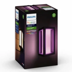 Applique murale Philips Hue Ambiance White & Color Impress LED Noir, 1 lumière, Changeur de couleurs