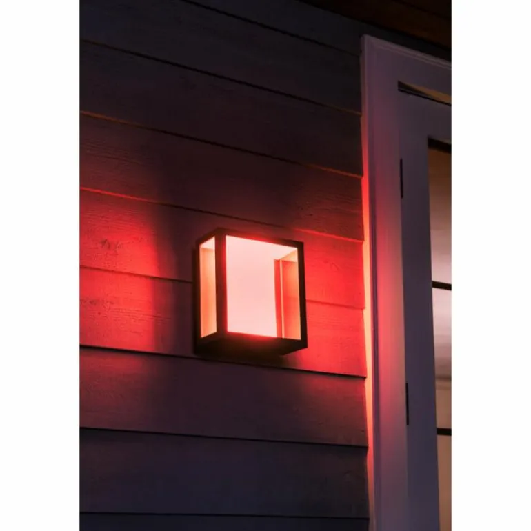 Applique murale Philips Hue Ambiance White & Color Impress LED Noir, 1 lumière, Changeur de couleurs
