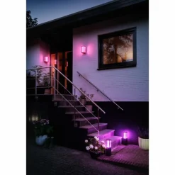 Applique murale Philips Hue Ambiance White & Color Impress LED Noir, 1 lumière, Changeur de couleurs