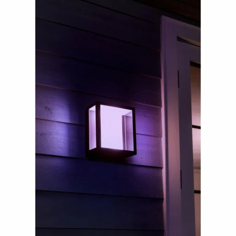 Applique murale Philips Hue Ambiance White & Color Impress LED Noir, 1 lumière, Changeur de couleurs