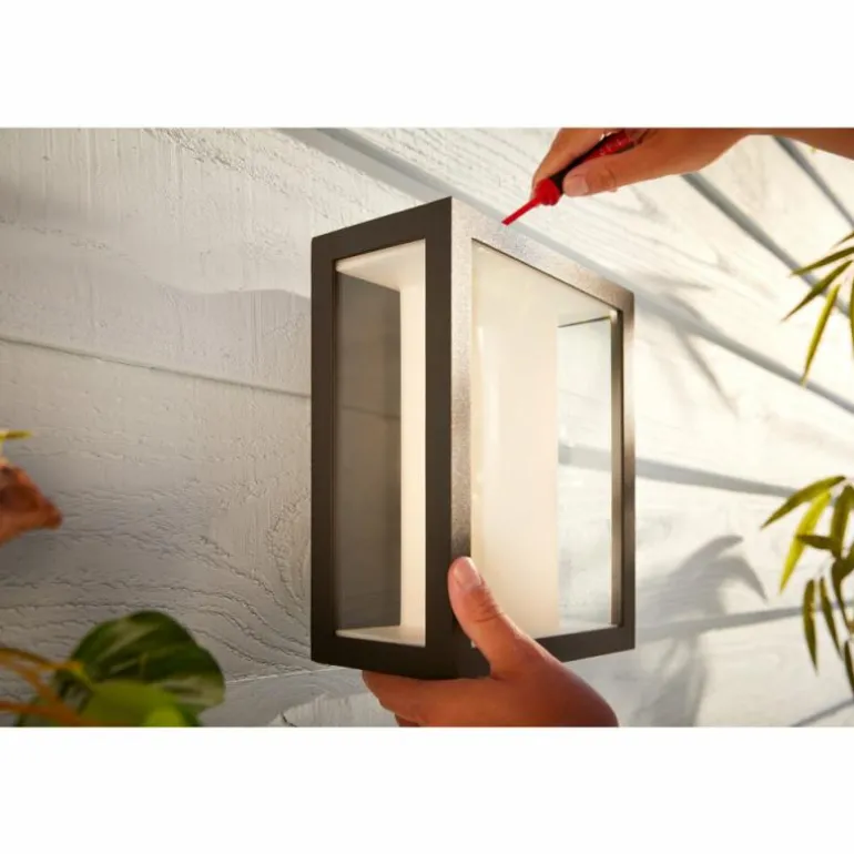 Applique murale Philips Hue Ambiance White & Color Impress LED Noir, 1 lumière, Changeur de couleurs