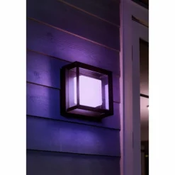 Applique murale Philips Hue Ambiance White & Color Econic LED Noir, 1 lumière, Changeur de couleurs