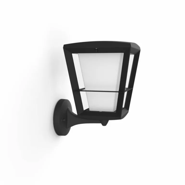 Applique murale Philips Hue Ambiance White & Color Econic LED Noir, 1 lumière, Changeur de couleurs