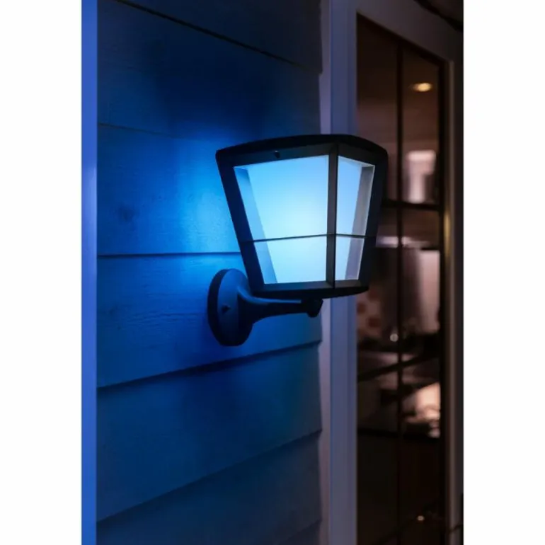 Applique murale Philips Hue Ambiance White & Color Econic LED Noir, 1 lumière, Changeur de couleurs