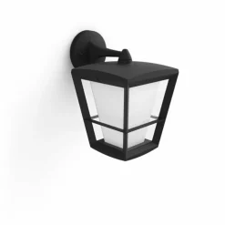 Applique murale Philips Hue Ambiance White & Color Econic LED Noir, 1 lumière, Changeur de couleurs