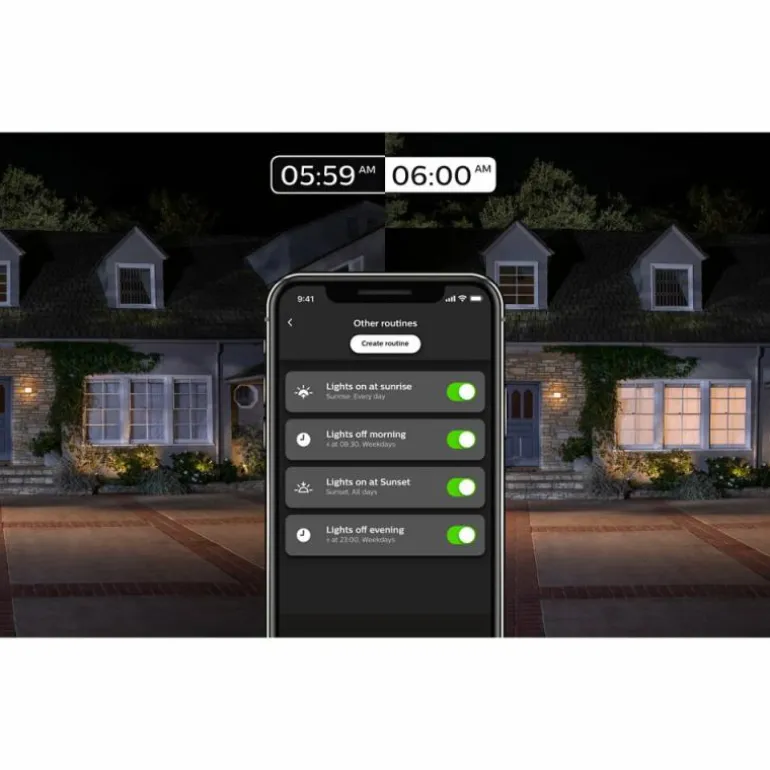 Applique murale Philips Hue White Turaco Anthracite, 1 lumière