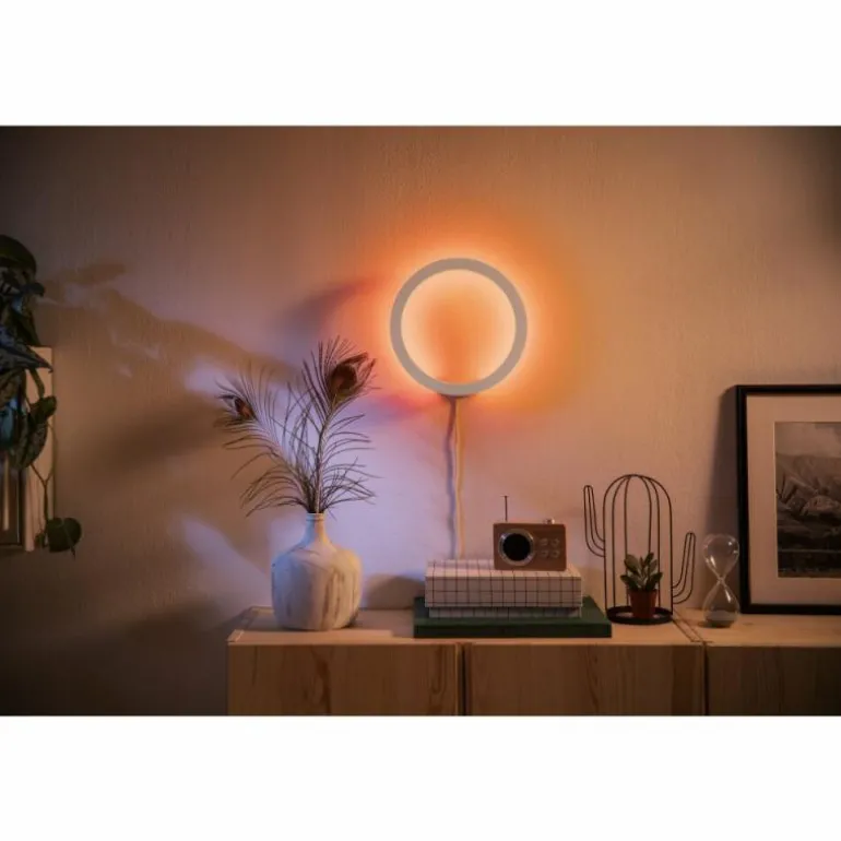 Applique murale Philips Hue Ambiance White & Color Sana LED Blanc, 1 lumière, Changeur de couleurs