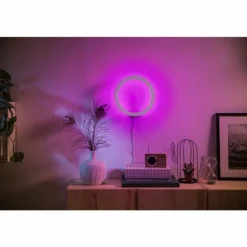 Applique murale Philips Hue Ambiance White & Color Sana LED Blanc, 1 lumière, Changeur de couleurs