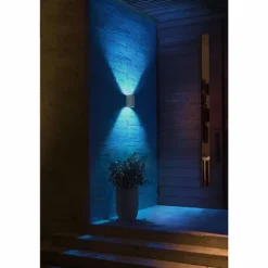 Applique murale Philips Hue White & Color Ambiance Resonate LED Acier inoxydable, 2 lumières
