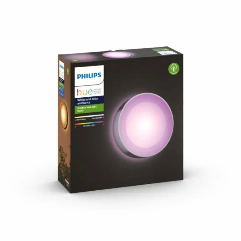 Applique murale Philips Hue White & Color Ambiance Daylo LED Acier inoxydable, 1 lumière