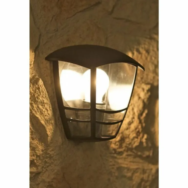 Applique murale Philips myGarden CREEK Noir, Transparent, 1 lumière