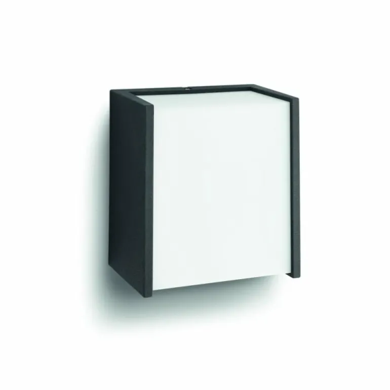 Applique murale Philips myGarden MACAW LED Noir, 1 lumière