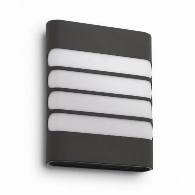 Applique murale Philips myGarden RACCOON LED Anthracite, 1 lumière