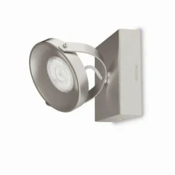 Applique murale Philips Spur LED Acier inoxydable, 1 lumière