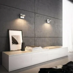 Applique murale Philips Spur LED Acier inoxydable, 1 lumière