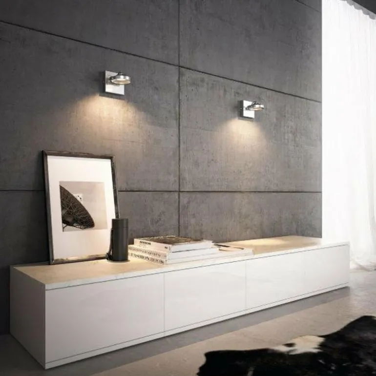 Applique murale Philips Spur LED Acier inoxydable, 1 lumière