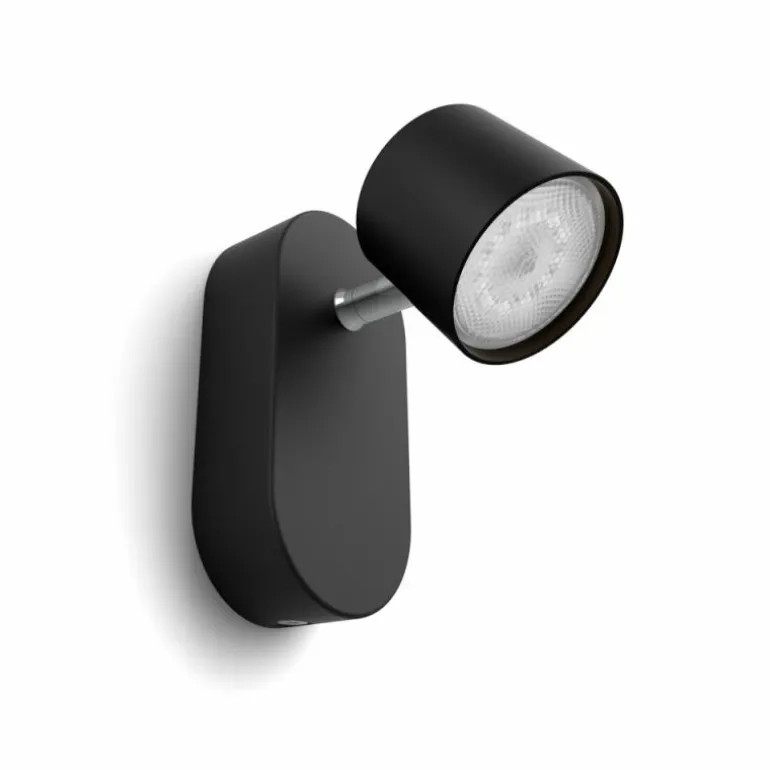 Applique murale Philips Star LED Noir, 1 lumière