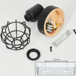 Applique murale Piment Noir, 1 lumière