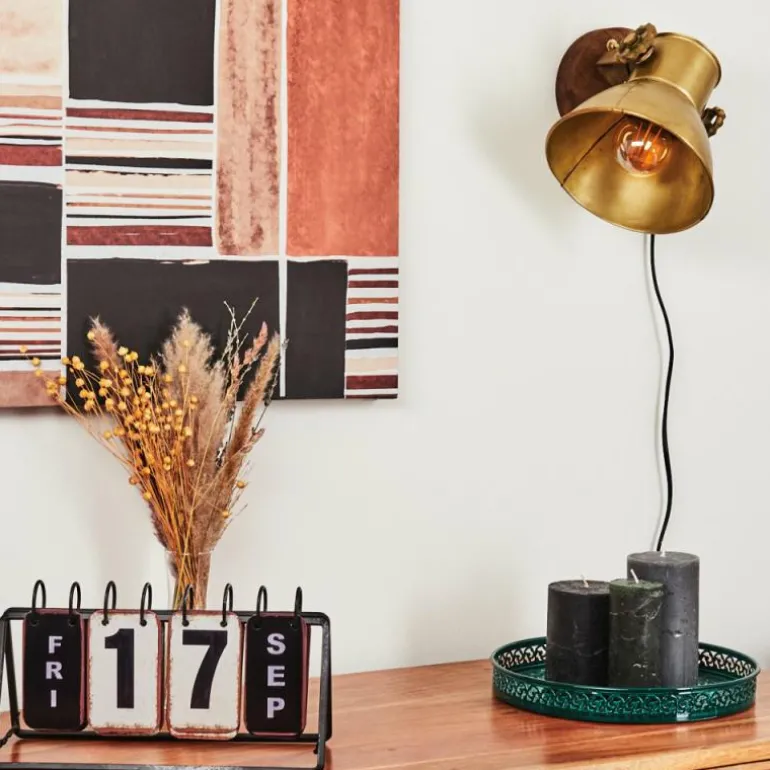 Applique murale Porcia Bois foncé, 1 lumière