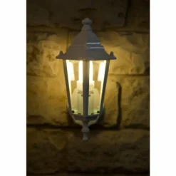 Applique murale Rabalux Velence Transparent, Blanc, 1 lumière