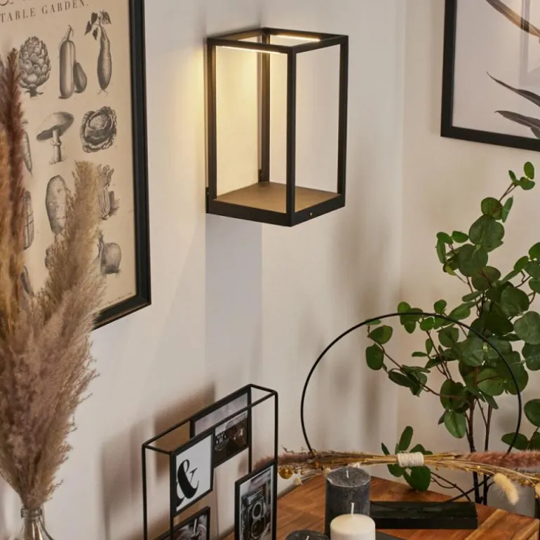 Applique murale Ranquille LED Noir, Blanc, 2 lumières