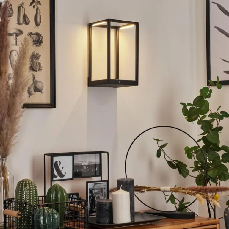 Applique murale Ranquille LED Noir, Blanc, 2 lumières