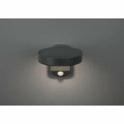 Applique murale Reality Posadas LED Anthracite, 1 lumière, Détecteur de mouvement