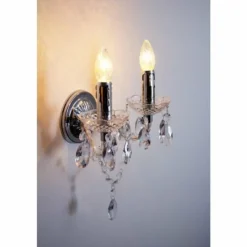 Applique murale Reality Transparent, 2 lumières