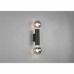 Applique murale Reality Vannes Noir, 2 lumières