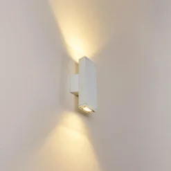 Applique murale Roseau LED Blanc, 1 lumière