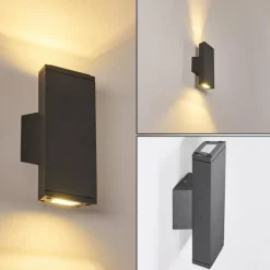 Applique murale Roseau LED Anthracite, 1 lumière