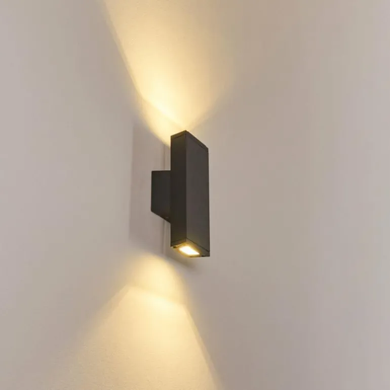 Applique murale Roseau LED Anthracite, 1 lumière